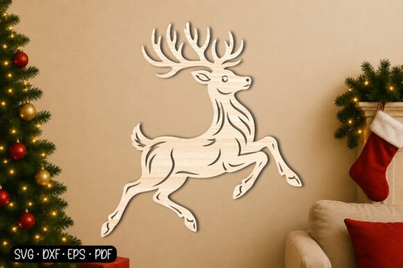 Download Christmas Reindeer Ornament SVG - Christmas reindeer Collection