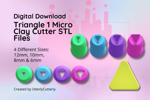 Download Clay Cutter STL File Triangle 1 Micro Cu - Premium Resources